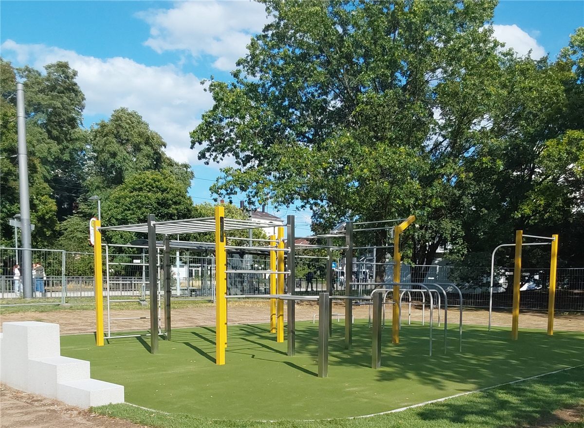 Neue Calisthenics-Anlage in KA-Mühlburg